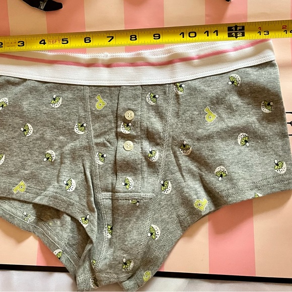 NEW VINTAGE VS PINK LARGE high Boxer Boxie COTTON KNIT PANTIES VERY RARE FIND - Picture 9 of 12